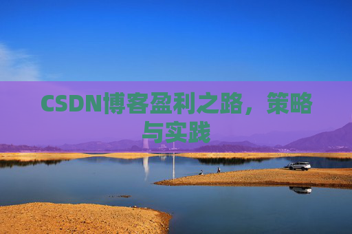 CSDN博客盈利之路，策略与实践